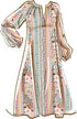 McCall's Misses' Raglan Sleeve Dress Sewing Pattern Kit, Code M8212, Sizes XS-S-M, Multicolor...