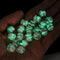 Artsy Crafts 20 Pcs Assorted Glow in The Dark Firefly Beads 12mm European Lampwork Luminous Glass Beads for Jewelry Making Charm Bracelet Necklace...