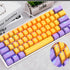 CJXSP PBT 61 Keycaps 60 Percent, Gaming Keycaps OEM Profile Backlit Keycap Set for 60 Percent Cherry MX Mechanical Keyboard ?Only keycaps (Marigol...