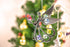 Chrome Plated Angel W/Heart Ornament Mascot Crystal Element...