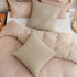 PHF 100% Cotton Waffle Weave Euro Shams 26" x 26", No Filling, 2 Pack Elegant Home Decorative Euro Throw Pillow Covers for Bed Couch Sofa, Khaki...