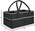 Baby Co. Diaper Caddy, Black, 36 x 22 x 18cm, Car Organizer for Diapers and Wipes, Changing Table Baby Diaper Storage, Gift for Newborns...