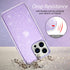 Coolwee Clear Glitter Compatible iPhone 13 Pro Case Slim Protective Phone Cover Shiny Sparkle Women Girls Compatible with iPhone 13 Pro 6.1 inch S...