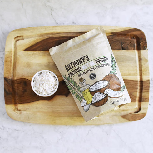 Anthony's Premium MCT Oil Powder 56% C8 Caprylic, 42% C10 Capric, 1 lb, Gluten Free, Non GMO, Keto Friendly...