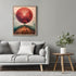 Posterizer 1 pcs-surrealism serene scene in alien planet with red sun 2-Abstract & Modern Art-Landscape & Nature Art-Gift for Men Women Entreprene...