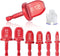 HVAC Repairing Kit?Air Conditioner Copper Tube Expander Swaging Tool ?1/4'' Hex Shank Manual Copper Pipe Swage Tool?Expander Boring Drill Bit 1/4'...