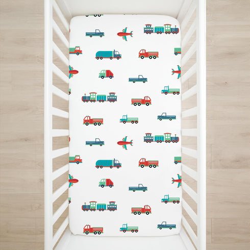 Wildkin Kids 100% Cotton Fitted Crib Sheet for Boys and Girls, Crib Sheets Measures 52 x 28 x 8 Inches, Kids Crib Sheets with Super Soft and Breat...