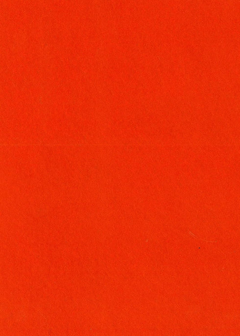 Dark Orange - Wool Felt Oversized Sheet - 20% Wool Blend - 1 12x18 inch Sheet...