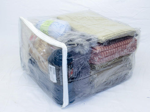X-Large (15" x 18" x 12") Heavy Duty Vinyl Zippered Storage Bags (Clear) for Sweaters, Blankets, Comforters, Bedding Sets (14 Gallon) 5-Pack...