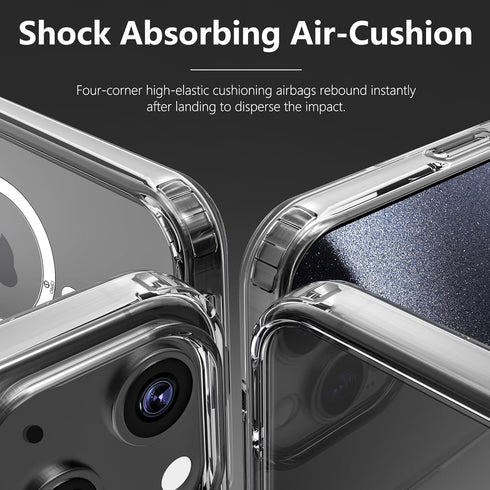 ONES for iPhone 14 Plus Case, Hybrid Magnetic Phone Case, Compatible with MagSafe, Military Grade Protection, Shockproof Airbag, Anti-Yellow Silic...