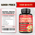 6in1 Turmeric Curcumin Supplement - 3 Month Supply - 95% Curcuminoids with Ginger Root, Garlic Bulb, Rosemary & Black Pepper - 90 Capsules...
