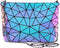 LOVEVOOK Geometric Luminous Purses and Handbags for Women Holographic Reflective Crossbody Bag Wallet...