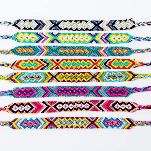 LoveInUSA 8PCS Woven Friendship Bracelet, Nepal Style Woven Bracelets Braided Friendship Bracelets for Women Men and Teens Handmade...