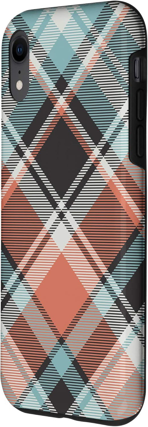 iPhone XR Halloween Plaid Pumpkin Phone Case Lover Gift Case...