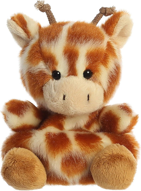 Aurora® Adorable Palm Pals™ Safara Giraffe™ Stuffed Animal - Pocket-Sized Play - Collectable Fun - Brown 5 Inches...