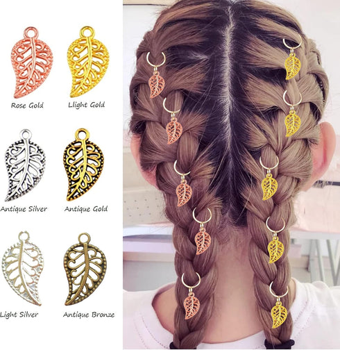 300PCS Leaf Charms Beads For Jewelry Making,Wholesale Bulk Nature Leaf Pendants Craft Supplies For DIY Bracelet Necklace Earring Keychain Headpiec...