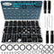 1200 Pcs 24 Size Universal Rubber O-Ring Assortment Kit with 4-Piece Precision Pick and Hook Set for Auto Vehicle Faucet Plumbing Pressure Washer ...