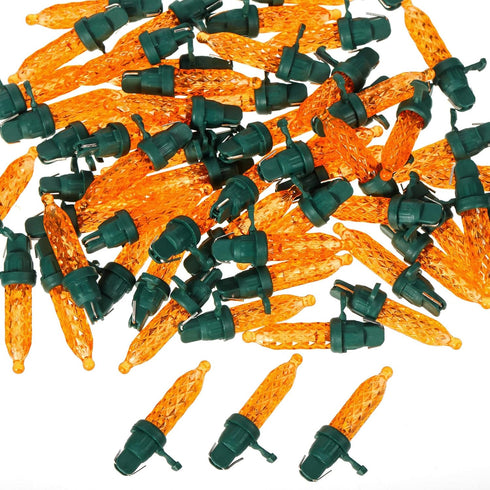 Bulk 60 Pcs Christmas LED Replacement Bulbs String Light Christmas Tree Light Mini Christmas Replacement Bulbs for Outdoor Room Christmas Decorati...