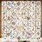 64Pcs Flower Stencils for Painting 3 Inch Plastic Stencils for Crafts Rock Painting Stencils Reusable Stencils for Painting on Wood Wall Tile Home...