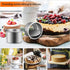 HOMSFOU 2 Inch Cake Pan Set of 4 Aluminum Alloy Round Cake Baking Pans Small Cake Pans for Cupcake Brownies Souffle Pie Muffins Cheesecake...