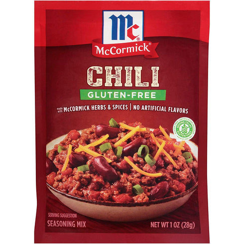 McCormick GLUTEN-FREE Chili Seasoning Mix 1oz (3 pack)...