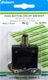 Philmore 3 Amp Push Button Manual Reset Thermal Circuit Breaker 50V DC, 250V AC...