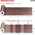VViViD Red Cedar High Gloss Wood Grain Faux Finish Textured Vinyl Wrap Film for Home Office Furniture DIY Easy to Install No Mess 2ft x 4ft...