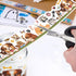 65.6ft Cats Dogs Bulletin Board Borders Straight Rolled Border Trim Decoration for School Classroom Offices Blackboards Drawing Boards Desks Windo...