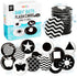 merka High Contrast Baby Toys for Newborn Mold free Bath Toys Black and White Cards for Babies Set of 30 Floating Flashcards Sensory and Visual Le...
