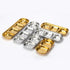 drizzle Sauce Dish Stainless Steel Gold Soy Tomato Sauce Salt Vinegar Sugar Spices Flavor Condiment Dip Bowls Korean BBQ Home Kitchen Plates...