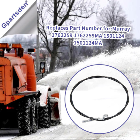 762259MA 1501124MA Auger Clutch Cable for Murray Sears Craftsman 762259MA 762259 Snowblower...