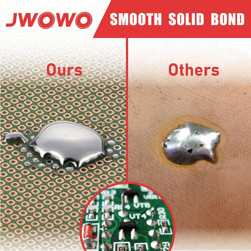 Rosin Core Solder Wire for Electrical Soldering(0.8mm/100g),By JWOWO...