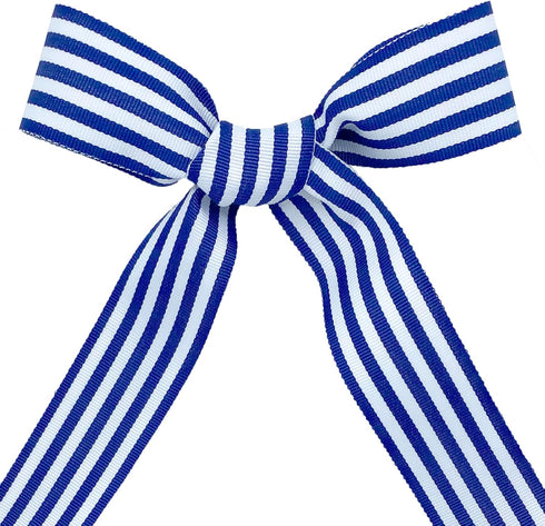 Morex Ribbon Striped Polyester Grosgrain Ribbon, Party Decorations, Gift Wrapping, Fun Patterns, 1-1/2" by 20 yd., Royal Blue...