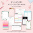 Bliss Collections To Do List Notepad, Groceries and Wine, Magnetic Weekly and Daily Planner for Organizing and Tracking Grocery Lists, Appointment...