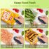 Mini Bag Sealer, Rechargeable 2 in 1 Bag Sealer Heat Seal with Cutter, Portable Bag Resealer for Chip Bags, Plastic Bag Sealer Machine for Snacks ...