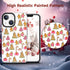 Christmas Case for iPhone 13 Mini,Girly Cute Gingerbread Men Phone Case,Soft TPU Back Scratch Resistant Anti-Drop Bumper Clear Phone Cover Slim Fi...