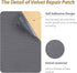 6 Pieces Upholstery Patch Sofa Couch Carpet Scratches Velvet Patch Repair Self Adhesive Flannel Fabric Furniture Car Seats Jeans Hand Bag Jackets,...