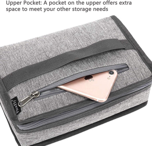 FlowFly Small Insulated Lunch box Portable Soft Bag Mini Cooler Thermal Meal Tote Kit with Handle for Work & School, Heather Grey...
