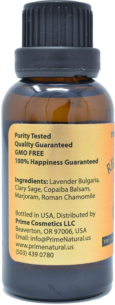 Sleep & Relaxation Essential Oil Blend 30ml/1oz - by Prime Natural - Made in USA - Pure Undiluted Therapeutic Grade - Aromatherapy Scents & Diffus...