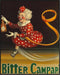 Posterizer 1 pcs-advertisement for "Bitter Campari" with a clown 2-Kitchen & Bar Art-Retro Art-Art Poster Print for Home, Office, Store, Bar- unfr...