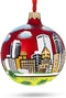 Tulsa, Oklahoma, USA Glass Christmas Ornament 3.25 Inches...