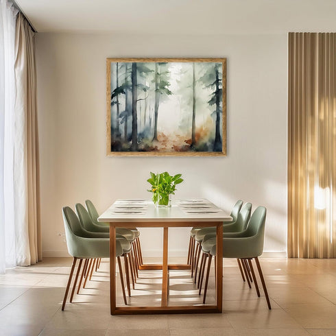 Posterizer 1 pcs- mountains and trees beautiful landscape nature 8-Landscape & Nature Art-Floral Botanical Art- Decor for Home & Office- unframed ...
