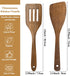 Wooden Spatula for Cooking 12 Inches, Wood Spatula Slotted and Angled Solid Turner Cooking Utensils for Nonstick Cookware, Kitchen Spatula for Fis...
