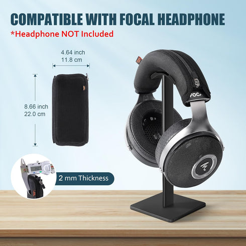 Desing Wish Headphone Headband Cover Compatible with Focal Celestee/Elegia/Clear Mg/Stellia/Utopia/Clear Headphones, Thicker Sports Fabric Replace...