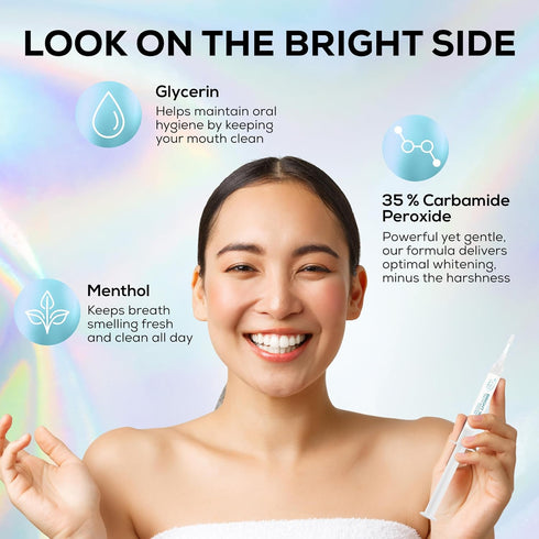 Venus Visage Teeth Whitening Gel Refill Kit Syringes (8 Pack) - 35% Carbamide Peroxide - No Sensitivity Teeth Whitening Gel for Trays - Teeth Whit...