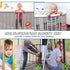 Indoor Outdoor Baby Safety Stair Railing Net Baby Proofing Stair Balcony Banister Rail Guard Child Safety Stair Protection Safe Rail 10ft L x 2.6f...