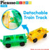 PicassoTiles Magnetic Car Play Set with Action Figures for Kids 3+ - STEM Building Block Vehicle Toy...