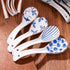 4 Pieces Japanese Soup Spoons Ceramic Spoons Asian Soup Spoon sets Suitable for Pho, Ramen, Noodles...