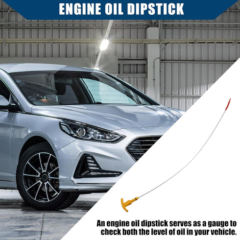No.26611-2E021 / Engine/Oil Dipstick for Hyundai Elantra 2011-2020 for Hyundai Tucson 2014-2021 / Oil Level Dipstick/Durable/Metal / 1 Pc...