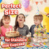 24x Honey Bear Cupcake Toppers – Strong Picks Happy Birthday Décor, Cupcake Decorations for Kids' Birthdays...